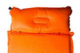 Самонадувающийся туристичний килимок Tramp TRI-017, 5 см Orange S, фото 5