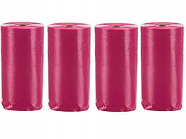 TRIXIE TX-23475 Змінні пакети для фекалій з ароматом троянди Рожеві 1 рулон х 20 шт - 4 шт