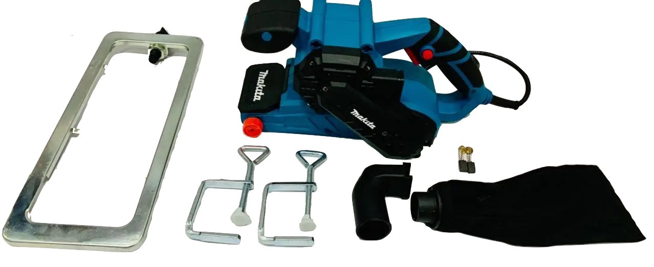 Стрічкова шліфмашина Makita 9911 Перевертень. 2 струбцини Румунія, фото 1