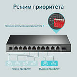 Комутатор керований TP-Link TL-SG1210MP, фото 5