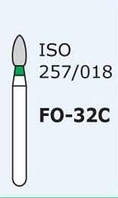 Стоматологический бор FO - 32C ,форма олива, Sharp