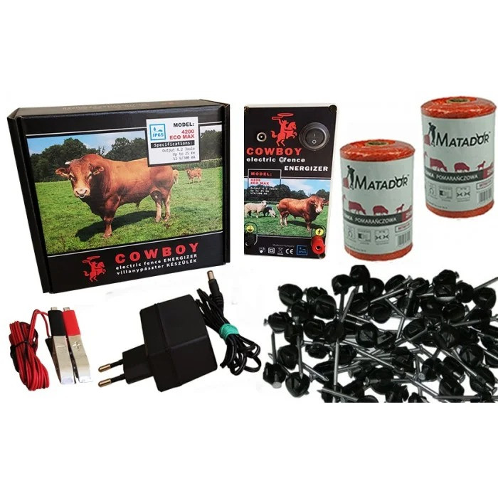 Електропастух комплект на 5 га 4.2Дж, фото 1