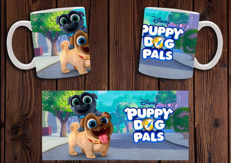 Чашка "Мопсики-приятелі" / Кружка Puppy Dog Pals №11