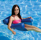 Сидіння для плавання Swimming pool float chair  ⁇  Надувне пляжне крісло, фото 3