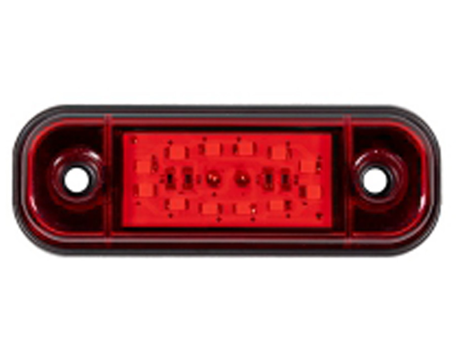Ліхтар габаритний червоний 12-24v (12LED) ( FR Туреччина)