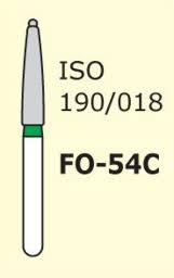 Стоматологічний бор FO — 54C,форма піка з тонким носиком, Sharp