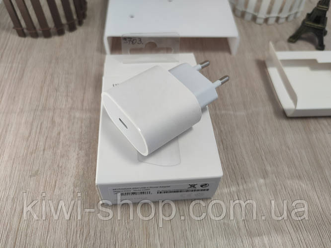 Купить Зарядка для айфона Apple (A) Type-C 20W, блок адаптер питания ...