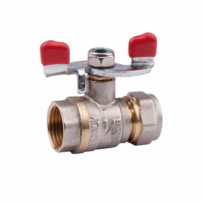 Кран кульовий обжимний Valve 20х3/4" SV329W2020