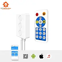 SPI smart контролер SP601E для світлодіодних стрічок, модулів, LED NEON, 5-12V, до 1200 пікселів, Bluetooth + RF