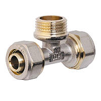 Трійник обжимний Valve 16х1/2"х16 НР SV160161516