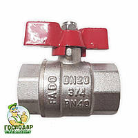 Кран кульовий FADO PN40 20 1/2'' ВВ