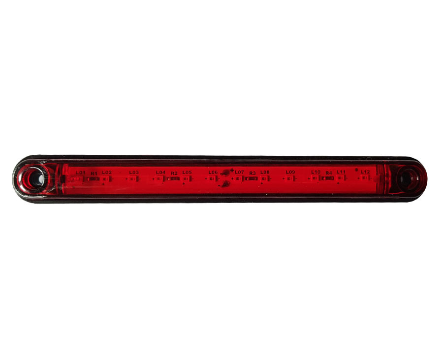 Ліхтар габаритний червоний 12-24v (12LED) (FR Турція)