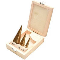 Набір свердел у кейсі, пряма канавка, розмір 4-32, 4-20, 4-12, HSS 4241, метрична система вимірювання