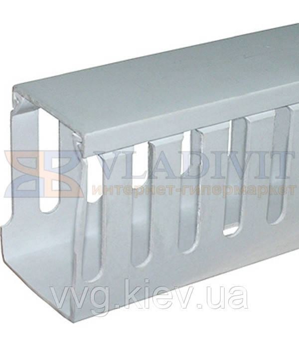 Короб пластиковий перфорований e.trunking.perf.stand.40.80, 40х80мм, блакитний 2м, E.NEXT (s1303302)