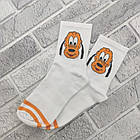 Шкарпетки високі весна/осінь білі з малюнком. 36-41 LOMM 30035881, фото 3