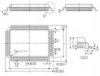 Микросхема TDA8044AH ИМС QFP100 Satellite demodulator and decoder, I2C inte RFace, Производитель: Philips