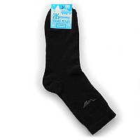 Чоловічі махрові шкарпетки Житомир Топ-тап (чорні)