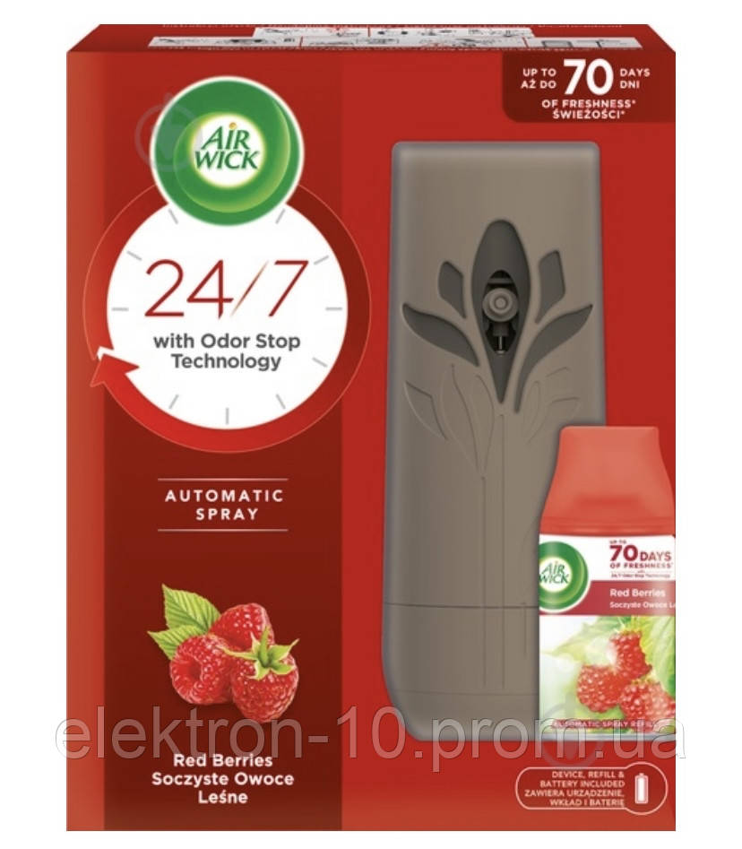 Автоматический освежитель воздуха Air Wick Freshmatic Лесные ягоды 250 ...
