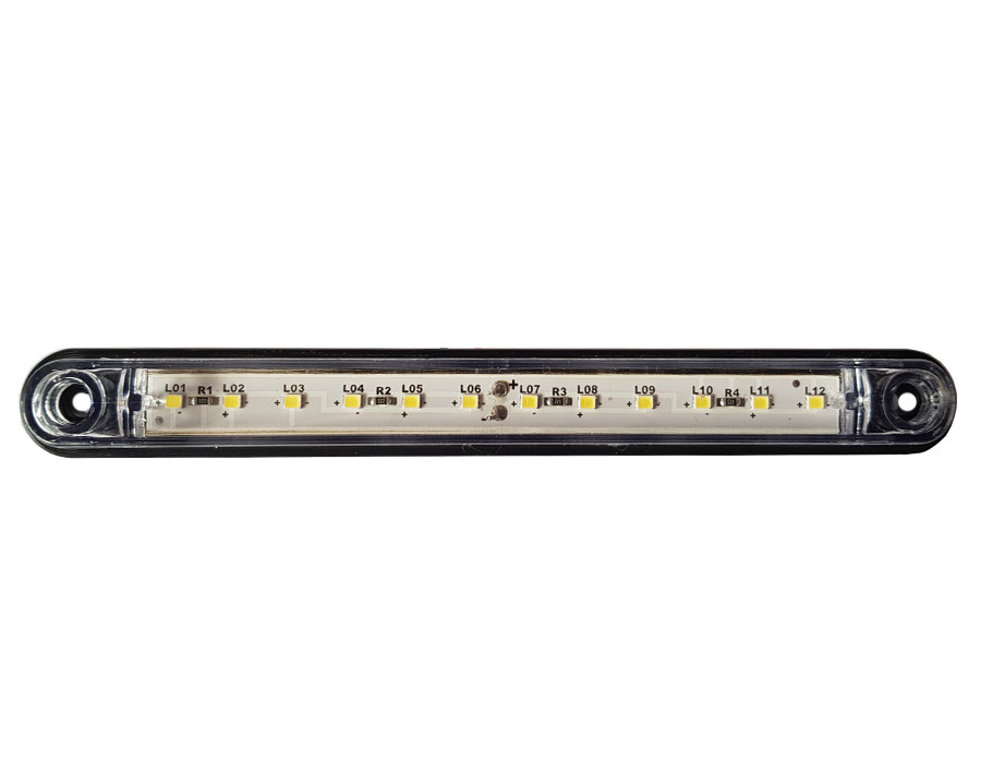 Ліхтар габаритний білий 12-24v (12LED) ( FR Туреччина)