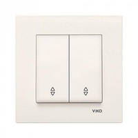 Вимикач 2кл. коридор KARE (крем) (арт. 90960117)