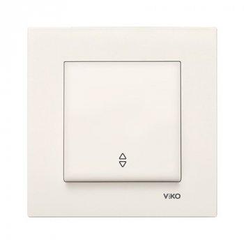 Вимикач прохідний KARE (крем) (арт. 90960104), фото 1