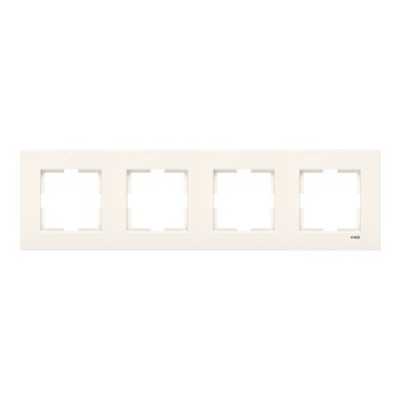 Рамка 4-місна горизонтальна KARE (крем) (арт. 90960213), фото 1