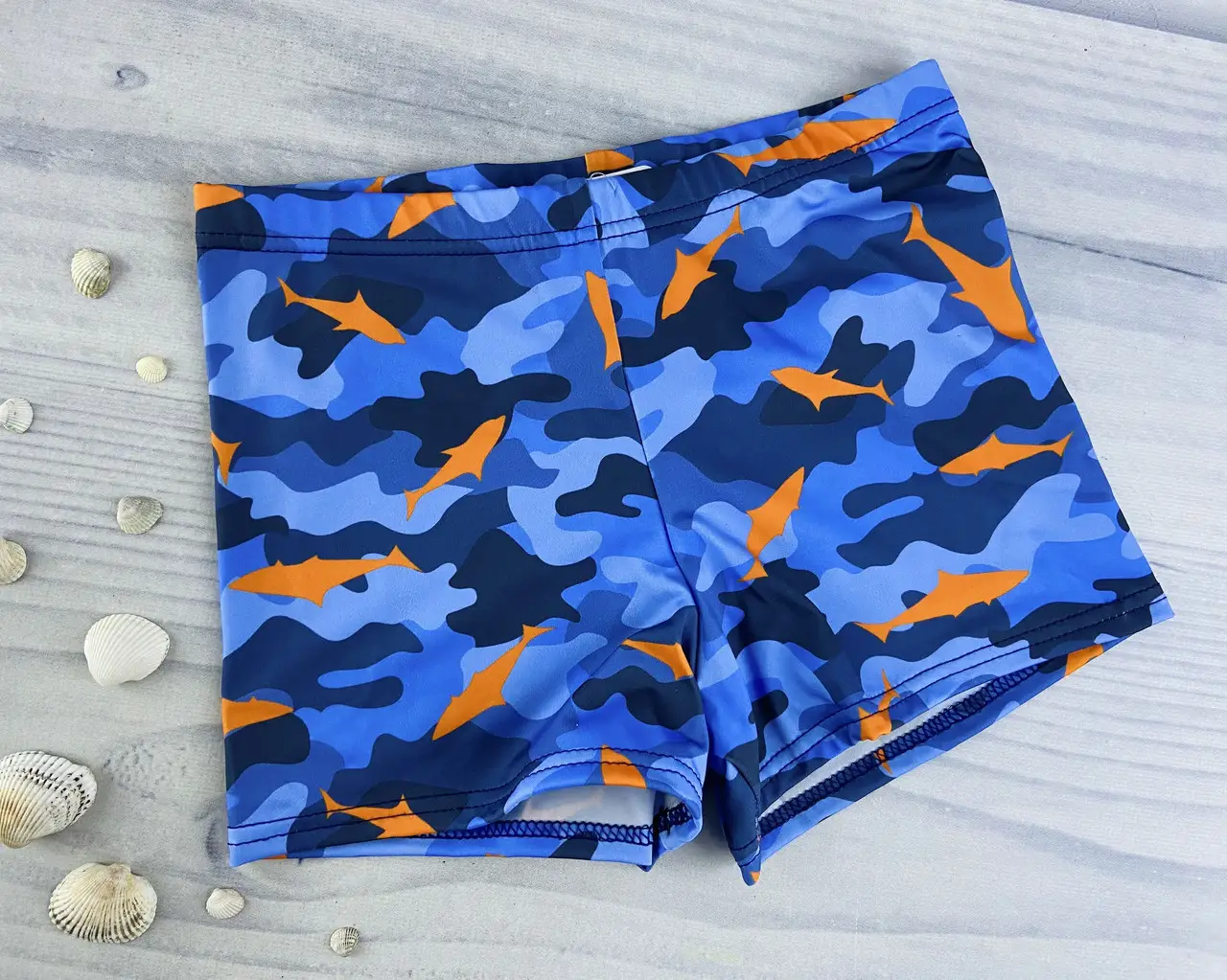 Яркие Детские Плавки для Мальчика Keyzi Польша FISH Голубой 146см Ӏ ...