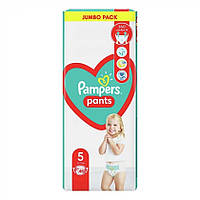 Дитячi одноразові підгузники-трусики PAMPERS Pants Розмір 5 Junior (12-17кг) Джамбо 48 шт