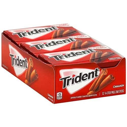 Блок Trident cinnamon 12x14 шт, фото 1