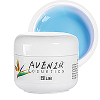 Гель для наращивания ногтей Avenir Cosmetics 15 мл Blue Голубой