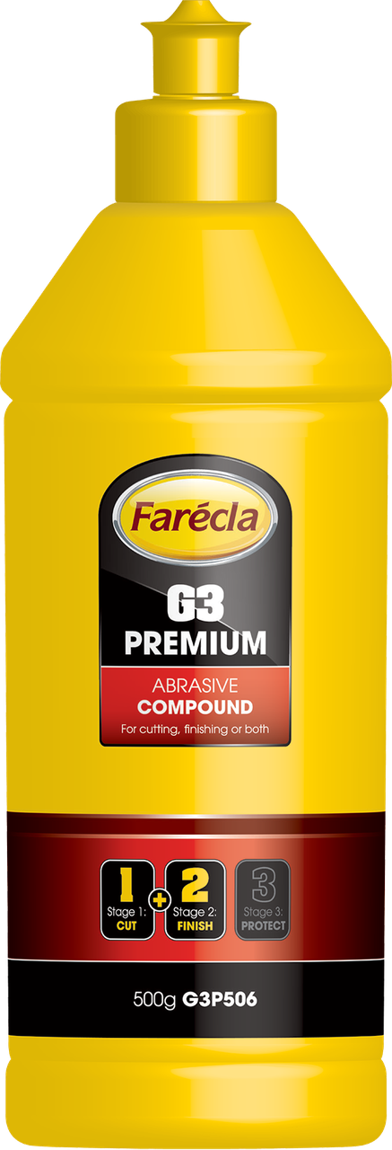 Абразивна поліроль 1+2 G3 Premium Abrasive Compound , 500 гр - Farecla (Велика Британія)