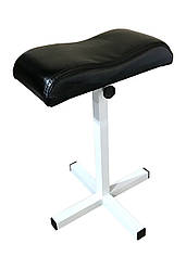 Підставка для педикюру на ніжці чорного кольору. Аксесуари для салону краси.