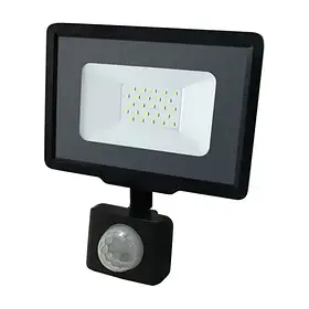 Світлодіодний прожектор BIOM 20W S5-SMD-20-Slim+Sensor 6200К 220V IP65 с