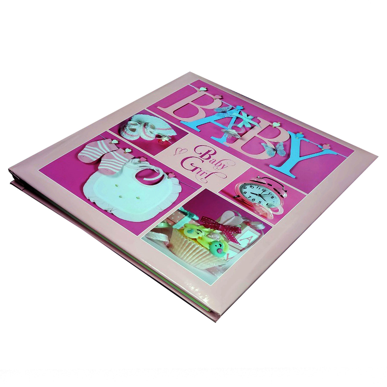 Фотоальбом детский "BABY - картинка" розовый ,для новорожденного, с анкетой на укр. 20 магнитных страниц - фото 4 - id-p1651615948