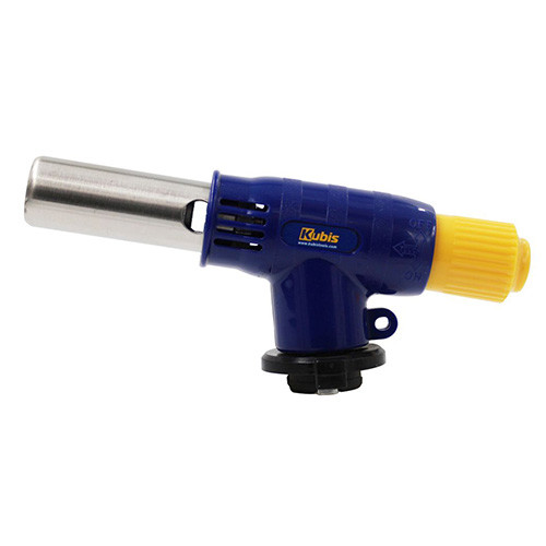 Газовий пальник сопло 20 мм, 1300°С, п'єзопідпал туристичний Kubis 01-07-0110 ручний