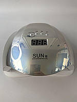 Профессиональная гибридная UV/LED лампа - SUN X Chrom, 54 Вт. Silver