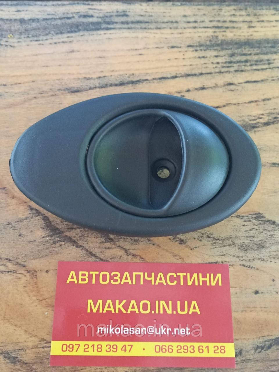 Ручка дверей внутрішня права чорна Chery QQ S11/Чері КуКу