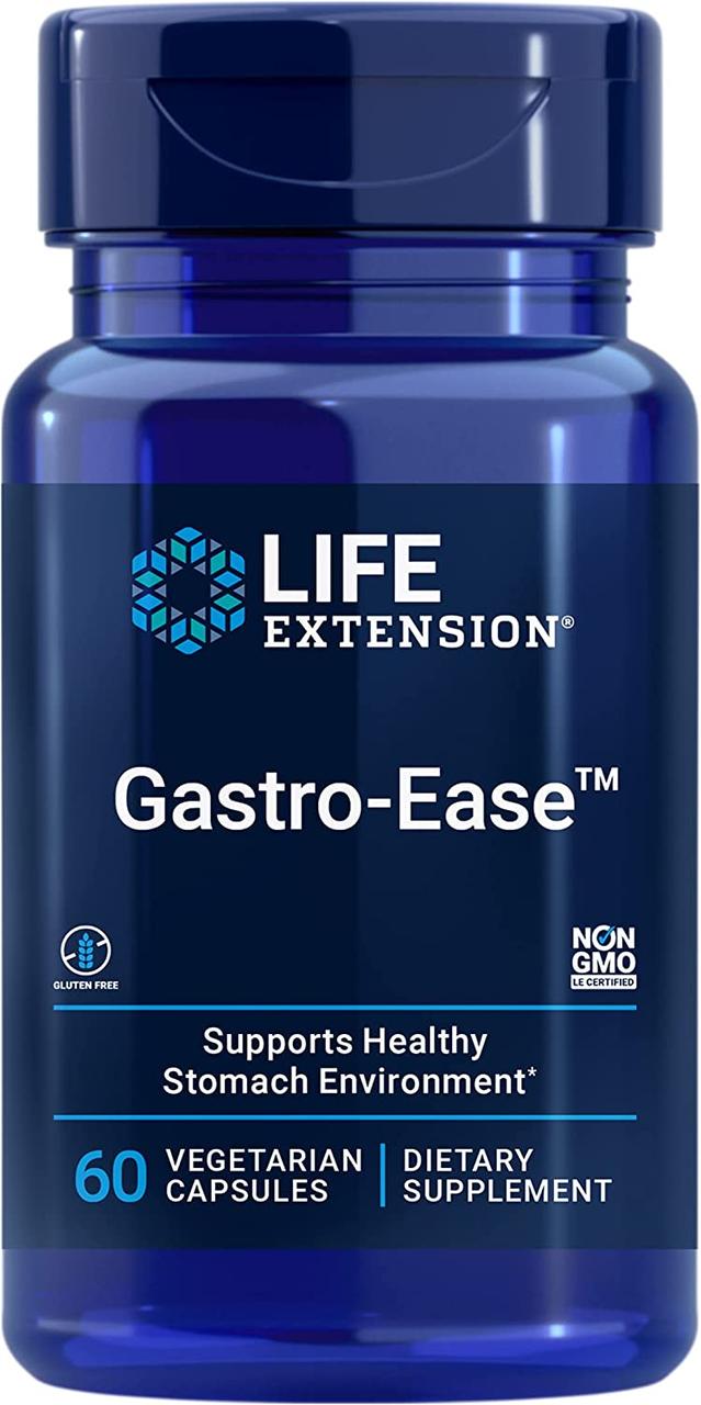 Life Extension Gastro-Ease / Цинк-карнозин для підтримки слизової оболонки шлунка 60 капсул
