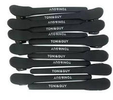 Затискачі для волосся TONI&GUY чорні, 12 шт (52114BK)