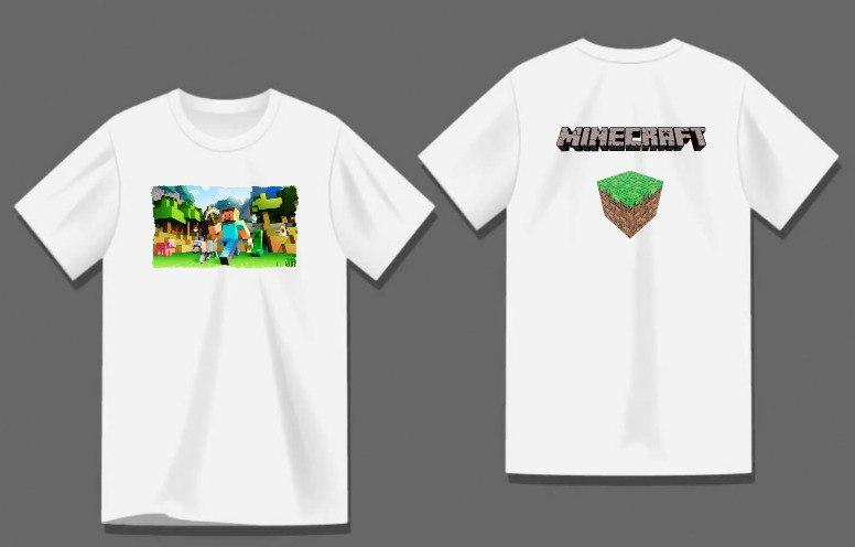 Футболка з принтом "Minecraft. Майнкрафт" Push IT