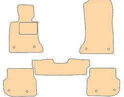 Килимки в салон BMW F10 5-серія з 2010-2013 рр. (EVA)