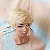Перука коротка із натурального волосся блонд 0701 HH-613, фото 7
