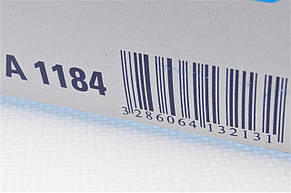 PURFLUX A1184 — Повітряний фільтр на Рено Кліо 3 (D4F 1.2i, K4J 1.4 16V, K9K 1.5 dCi, K4M​​​​​​​ 1.6 16V), фото 3