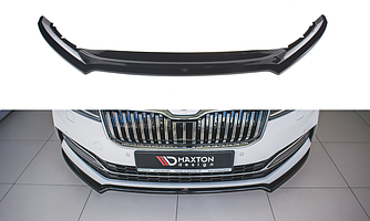 Спліттер Skoda Superb 3 (19-23) тюнінг обвіс губу елерон (V1)