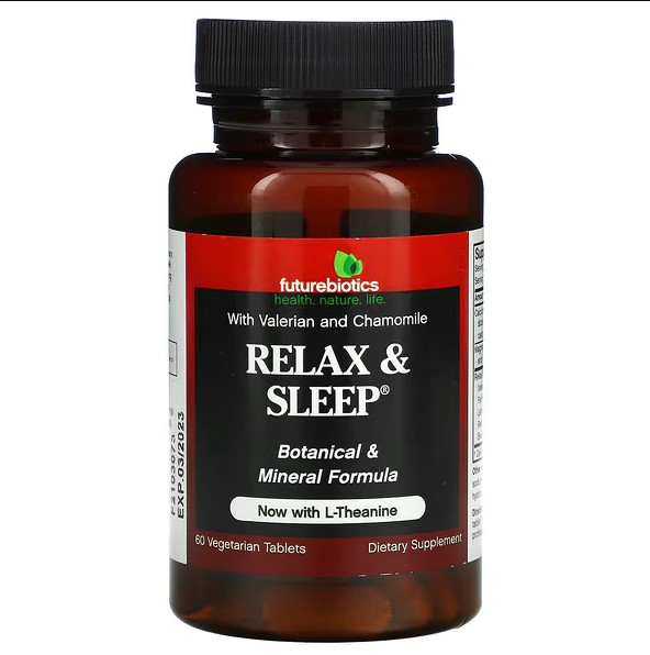 Для відпочинку та сну ( Relax & Sleep) FutureBiotics 60 вегетаріанських таблеток