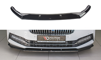 Сплітер Skoda Superb 3 (19-23) тюнінг обвіс губу елерон (V2)