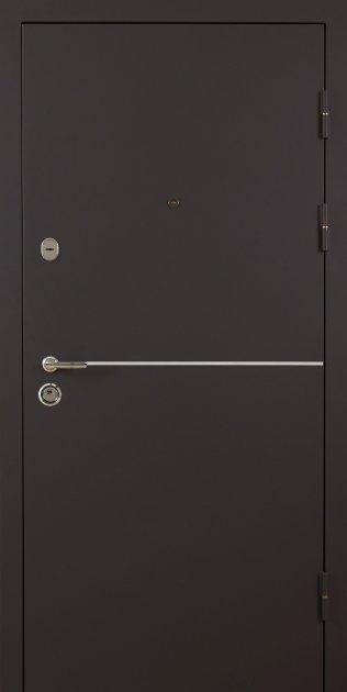 Вхідні двері Abwehr модель Solid (RAL 8021T) Defender вулична
