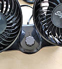 Подвійний вентилятор в салон автомобіля Elegant maxi 101547, 24В, 2х5'', 9W, фото 6