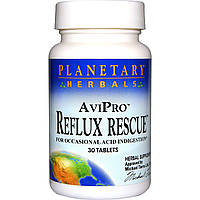Спасение от Рефлюкса, Planetary Herbals, AviPro, 30 таблеток
