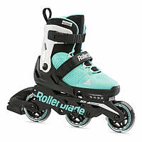 Ролики дитячі Rollerblade Microblade Free 3WD G Agua White 2024 (Бело-бирюзовый, 28-32)